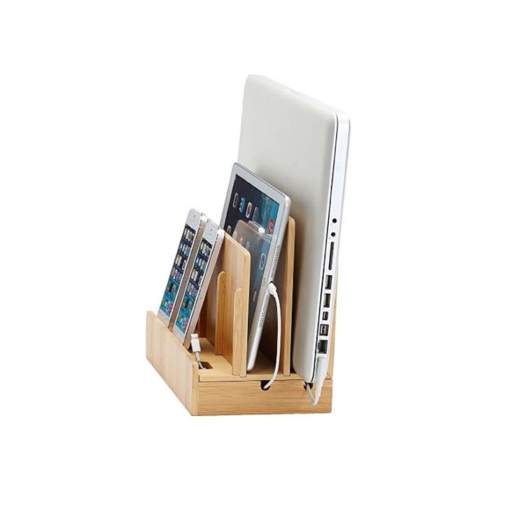 Bamboo Desktop Orgernizer For Multifuctional Application