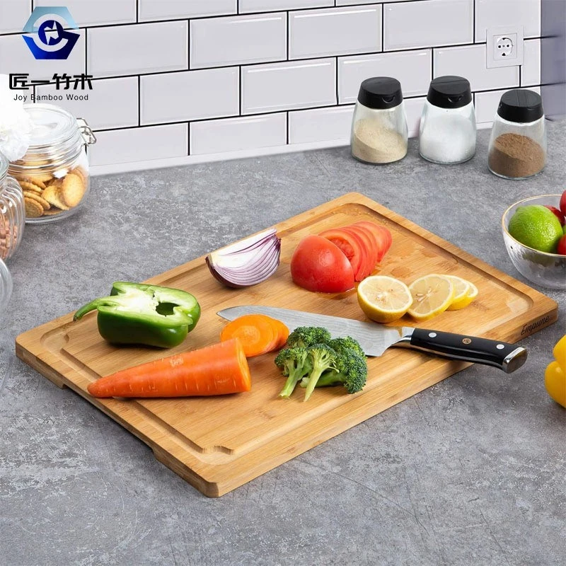 Premium 2-in-1 Extra Large Bamboo Chopping Board With Deep Juice Groove